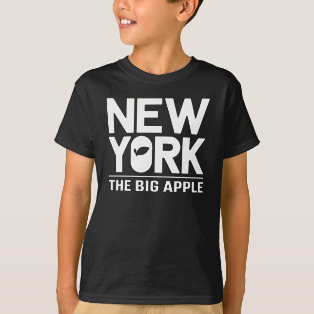 NYC Bold "The Big Apple" T-Shirt (Vorderseite)