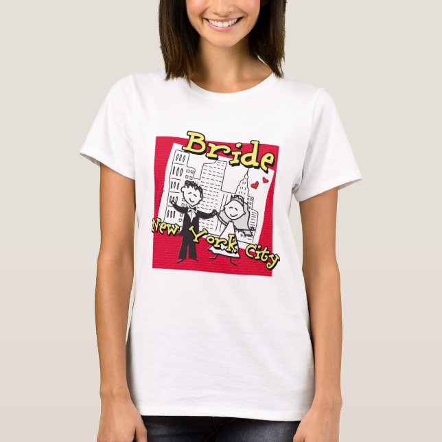 NYC Bride T - Shirt (Vorderseite)