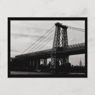 NYC Bridge Postkarte
