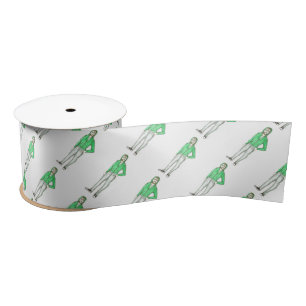 NYC Brooklyn BK Hipster Typ New York City Ribbon Satinband