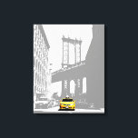 Nyc Brooklyn Bridge Yellow Taxi New York City Leinwanddruck<br><div class="desc">Nyc Brooklyn Bridge Yellow Taxi New York City Pop Art Leinwand Art Print.</div>