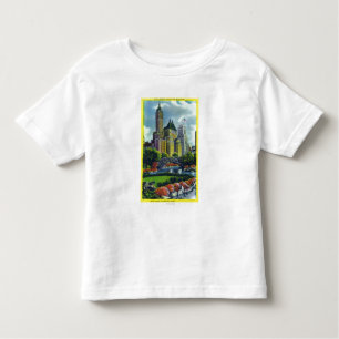 NYC Central Park-Ansicht 5. Allee-Hotels Kleinkind T-shirt