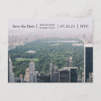 NYC Central Park Foto - Save the Date Postkarte