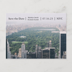 NYC Central Park Foto - Save the Date Postkarte