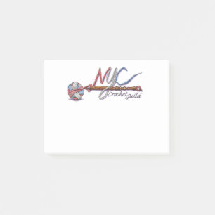 NYC Crochet Guild Notes Post-it Klebezettel
