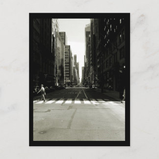 NYC Crosswalk Postkarte
