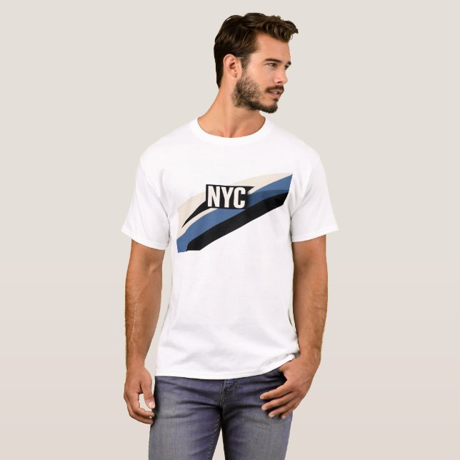 NYC Diagonal Motion T-Shirt (Vorne ganz)