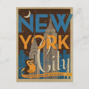 NYC - Die Stadt, die nie schläft Postkarte