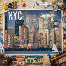 NYC – Die Stadt, die niemals pausiert Postkarte