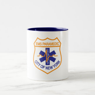 NYC EMS Sanitäter-Tasse Zweifarbige Tasse