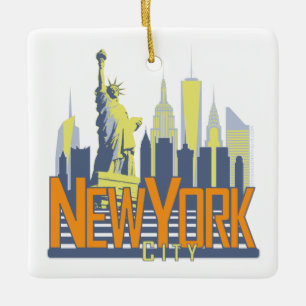 NYC Fette Quadratische Dekoration