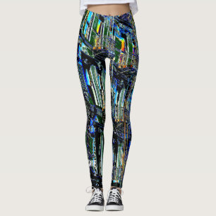 NYC Feuer-Entweichen-Pop-Kunst mit Leggings