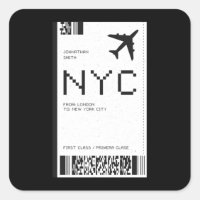 NYC Flugzeug Ticket