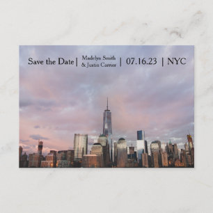NYC Freedom Tower Foto - 3x5 Save The Date