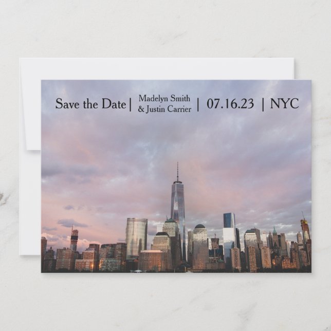 NYC Freedom Tower - Save the Date (Vorderseite)