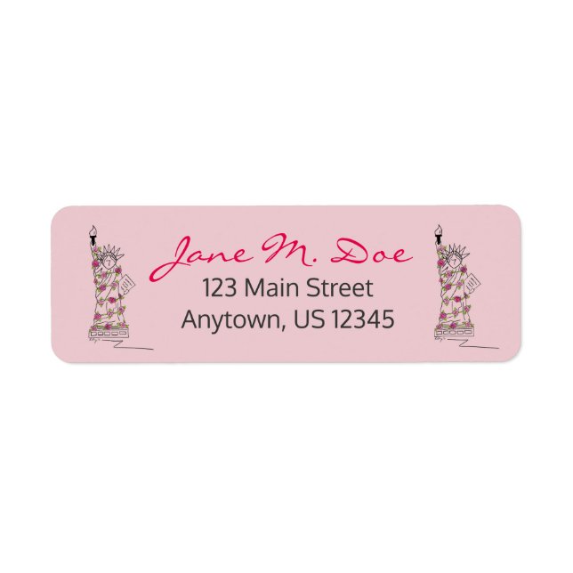 NYC-Freiheitsstatue Rose Valentinstag Ostern (Vorne)