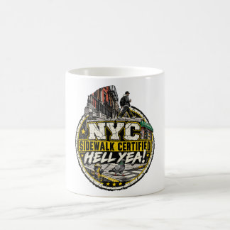 NYC Gehweg Zertifiziert Verdammt Ja Kaffeetasse