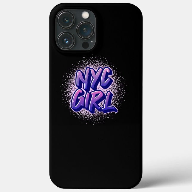 NYC Girl Graffiti Style Case-Mate iPhone Hülle (Rückseite)