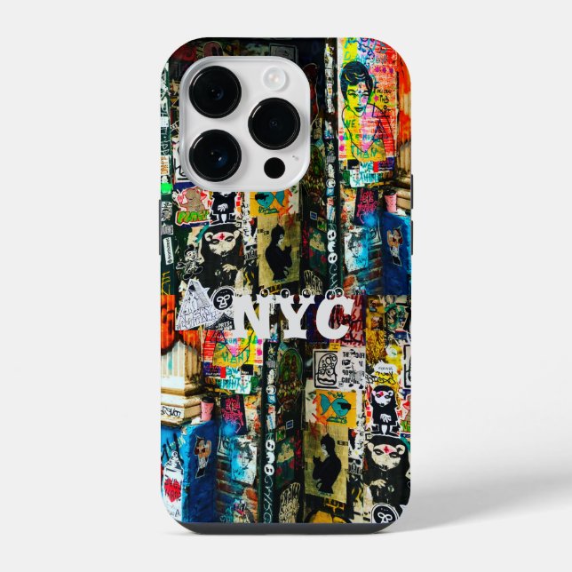 NYC Graffiti Graphic design iPhone Case Hülle (Rückseite)