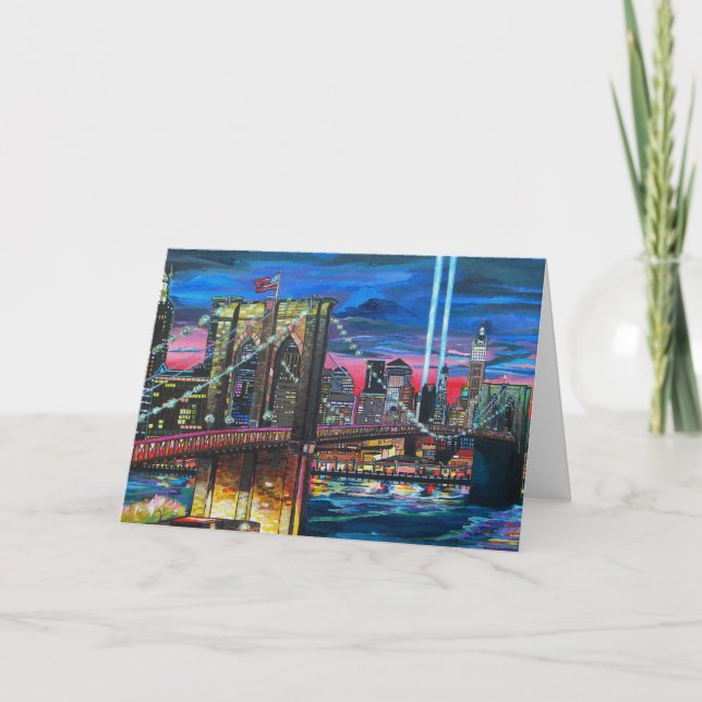 NYC Grußkarte Karte (Vorderseite)