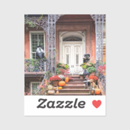 NYC Halloween Door Aufkleber