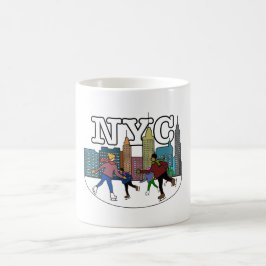 NYC Ice Skaten Kaffeetasse