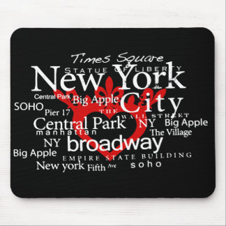 NYC in meinem Herzen Mousepad