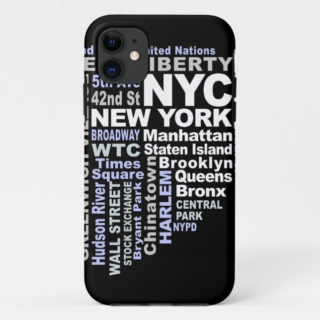 NYC iPhone Case-Mate Hülle (Rückseite)