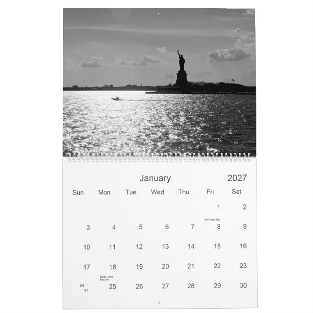 NYC-Kalender 2013 Kalender (Jan 2027)