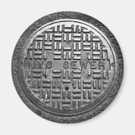 NYC Kanaldecker Magnet