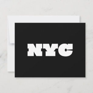 NYC Klassiker Feiertagskarte