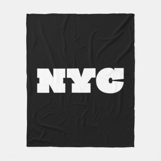 NYC Klassiker  Fleecedecke (Vorderseite)