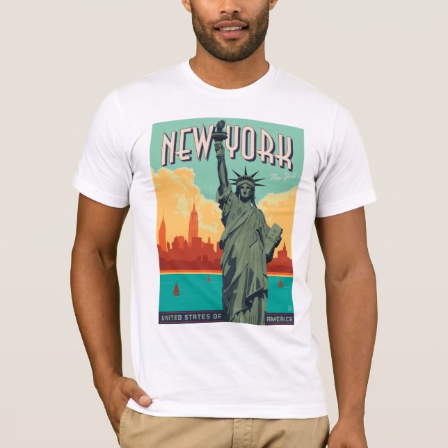 NYC - Lady Liberty T-Shirt (Vorderseite)