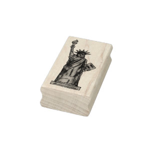 NYC Lady Statue of Liberty New York City Sehenswür Gummistempel