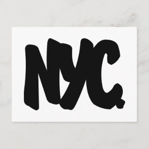 NYC Letters Postkarte