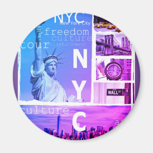Nyc Liberty Statue New York City Magnet