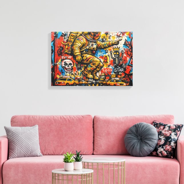 NYC MAJESTÄT LEINWANDDRUCK (Insitu (Wohnzimmer))