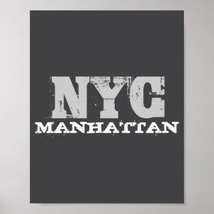 Nyc Manhattan Kreative New York City Vorlage  Poster