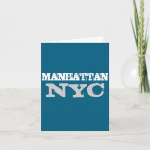Nyc Manhattan New York City Elegante Schwarz Vorla Karte