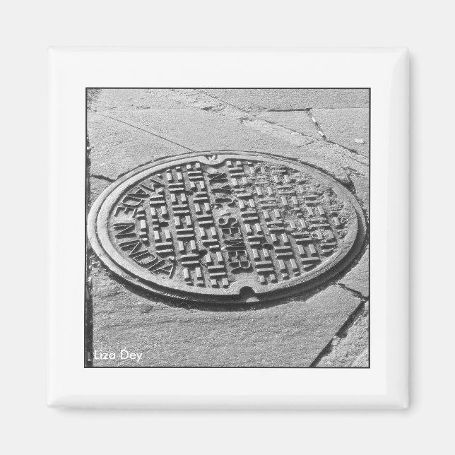 NYC Manhole Cover Magnet (Vorne)