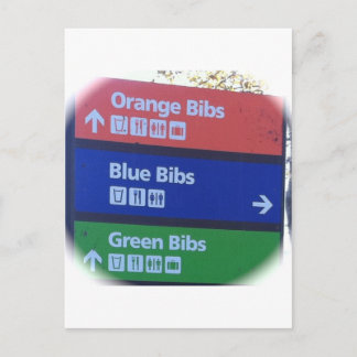 NYC MARATHON BIBS POSTKARTE