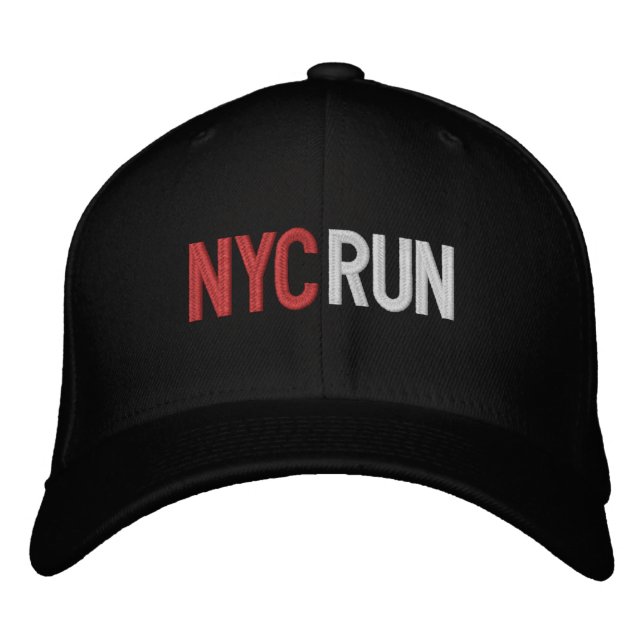 NYC Marathon Runners Cap Bestickte Baseballkappe (Vorderseite)