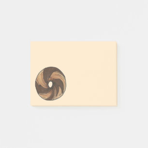 NYC Marble Rye Bagel Breakfast Feinschmecker Post Post-it Klebezettel