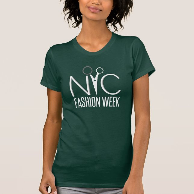 NYC Mode-Wochen-Scheren T-Shirt (Vorderseite)
