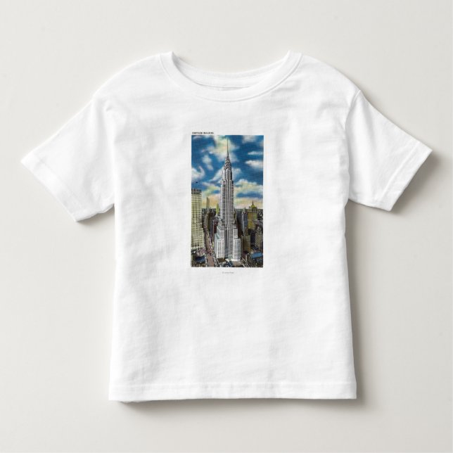 NYC, neue YorkExterior Ansicht Chryslers Kleinkind T-shirt (Vorderseite)