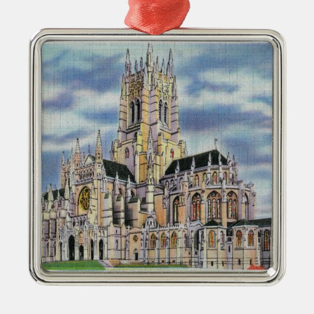 NYC, neues YorkCathedral von Johannes das Silbernes Ornament (Vorne)