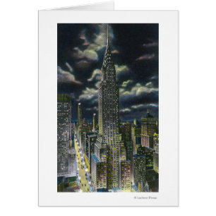 NYC, neues YorkChrysler Gebäude nachts # 1