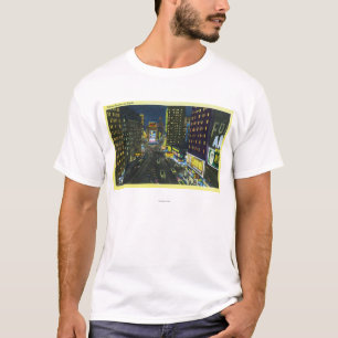 NYC, neues YorkView des Times Square nachts # 1 T-Shirt