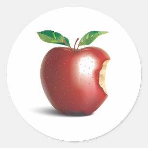 NYC New York City Apple Runder Aufkleber