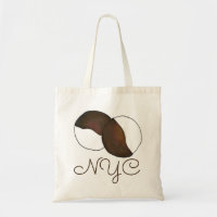 NYC New York City Black and White Cookie Tasche